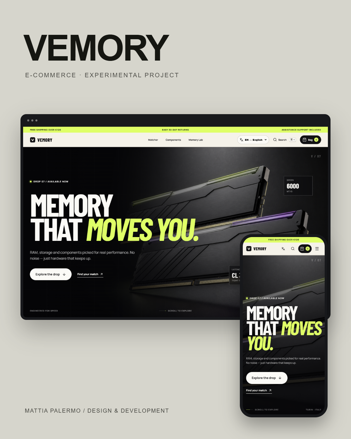 Vemory — project presentation